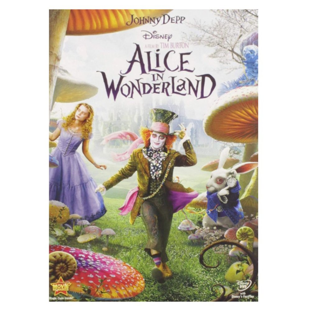 Alice in Wonderland DVD - Disney - Tim Burton